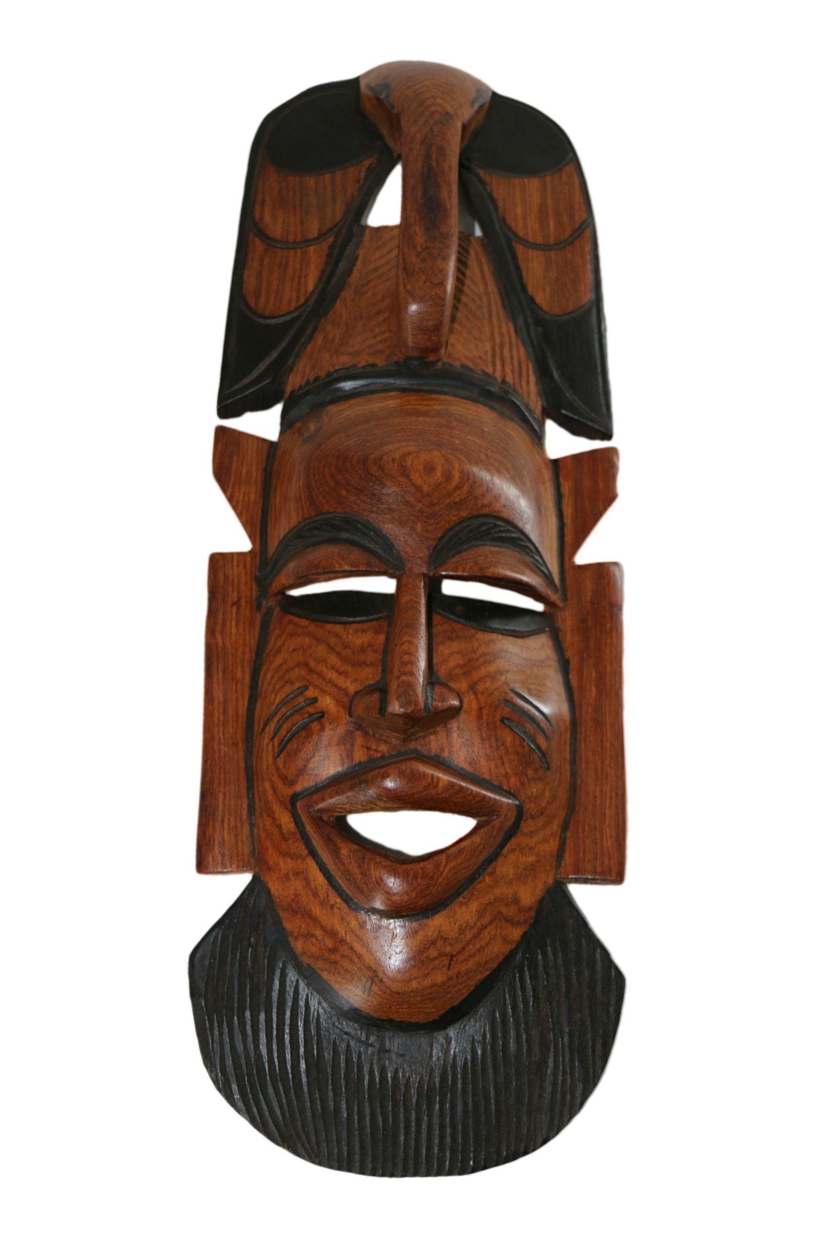 Senegal African Tribal Mask – Mahogany – Kasa Afrika